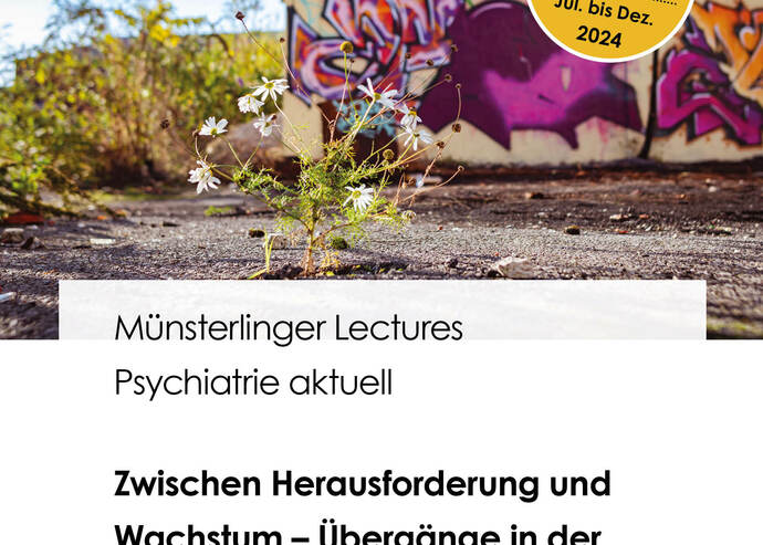 Münsterlinger Lectures: Zwischen Drogen und Träumen: Jugendliche und ihre Suchtgeschichten Münsterlinger Lectures: Zwischen Drogen und Träumen: Jugendliche und ihre Suchtgeschichten