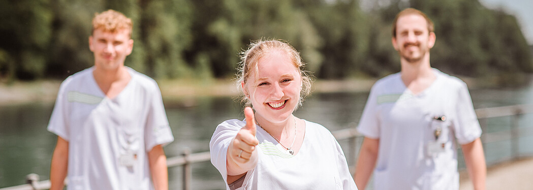 Berufseinstieg mit Lernenden beim Kantonsspital Thurgau