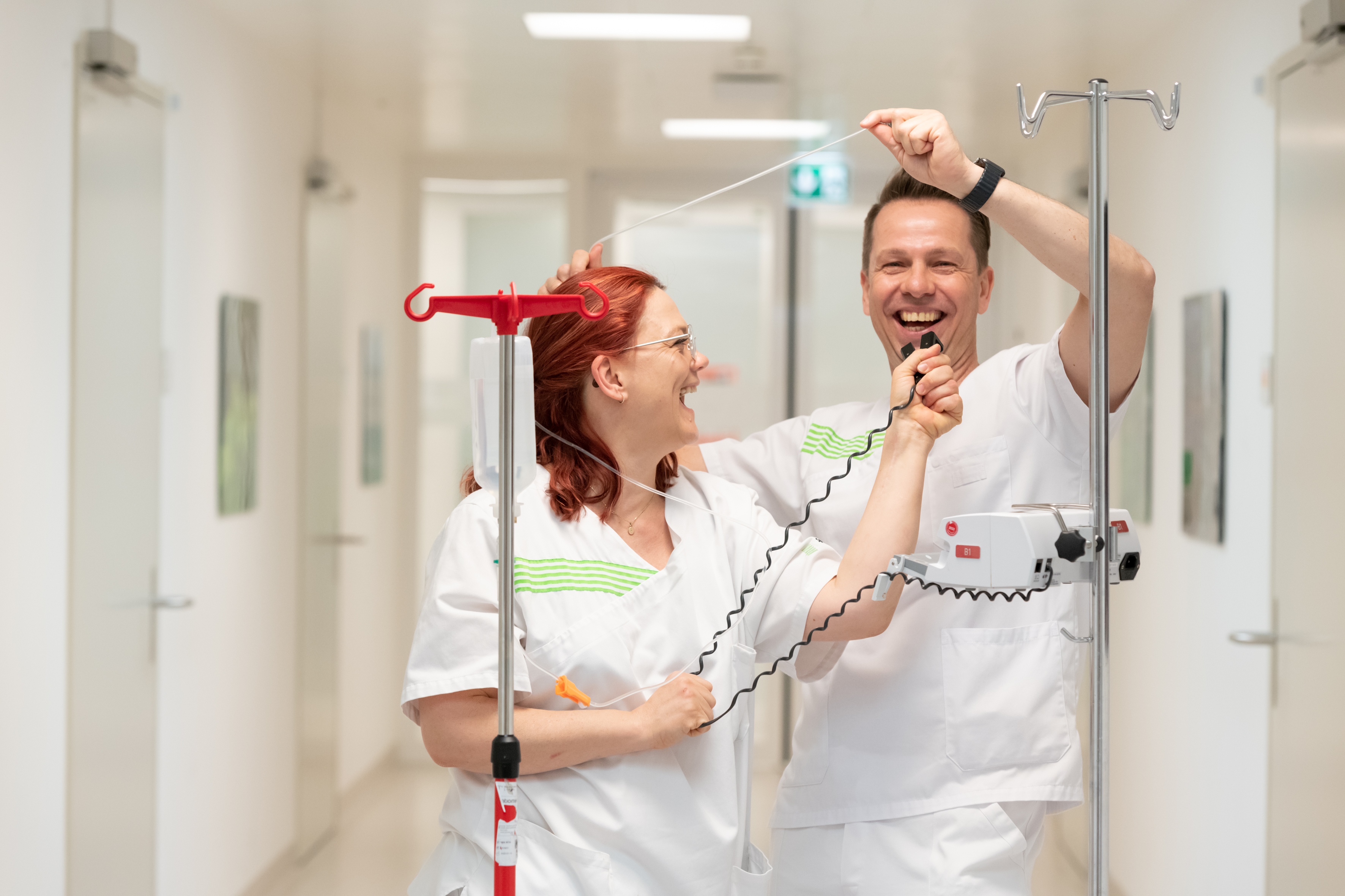 Pflegefachpersonen bei der Arbeit im Kantonsspital Thurgau